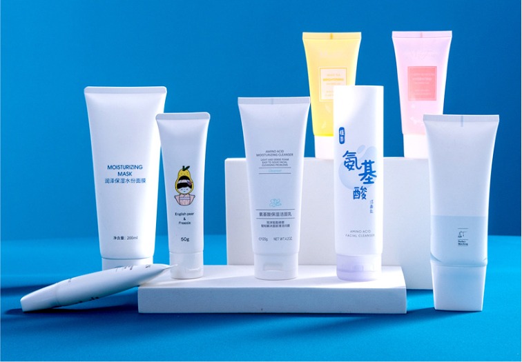 Facial cleanser tubes