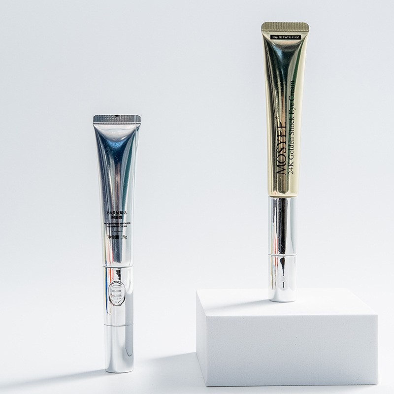 Eye cream tubes with applicator options